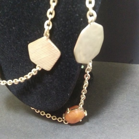 NWT CHICOS Norma long statement  Necklace matching earrings set - Picture 4 of 16